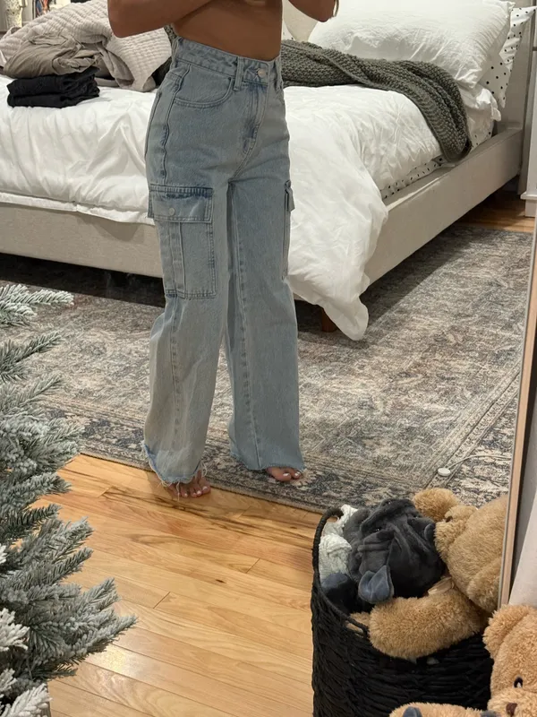 Princess Polly Cargo Jeans - Image 2
