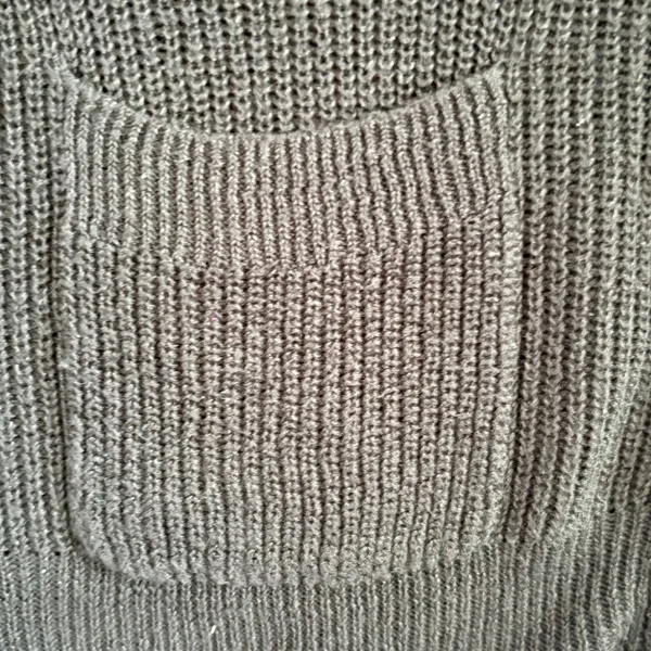 J.Crew Womens Charcoal Gray Button‎ Front V-Neck Cardigan Sweater Size M - Image 7