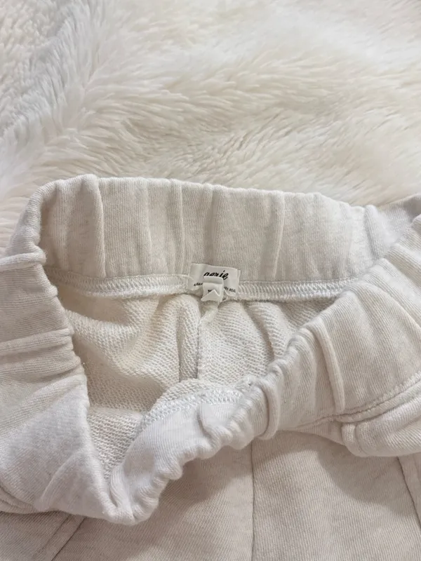 aerie go to fleece shorts - Image 3
