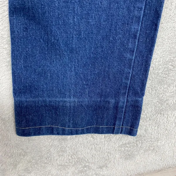 Chemin De Fer Jeans Womens 23 Blue Mid Rise Denim‎ Hippie 70s Vintage - Image 2