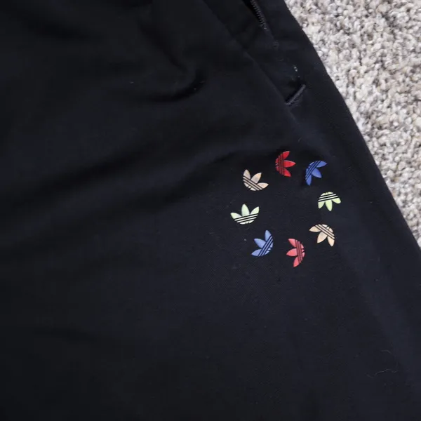 Adidas Kids Black Adicolor‎ Track Pants Shattered Trefoil Tapered Joggers 13-14Y - Image 10