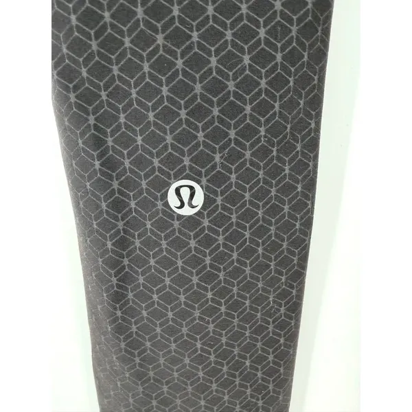 Lululemon Wunder Train High-Rise Tight 25" Size 0 Geo Tile Emboss Black - Image 9
