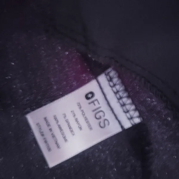 Figs V-Neckline Technical Collection Stub Short Sleeve Top - Image 5