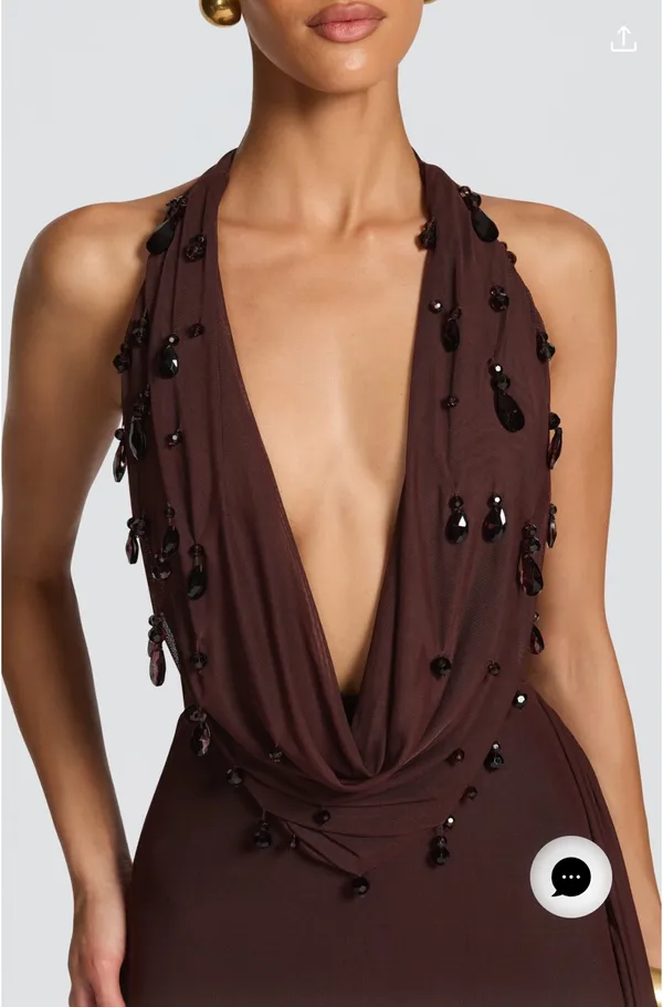 Brown Babyboo Maxi Dress - Image 2