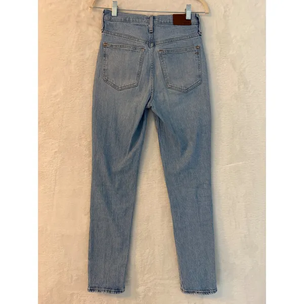 Madewell The Perfect‎ Vintage Jean Light Wash High Rise Slim Tapered 24T - Image 6