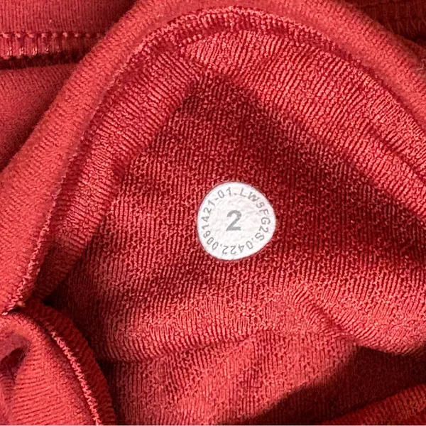 Lululemon Groove Super-High-Rise Flared Pants in Cayenne Size 2 Yoga Pilates - Image 5