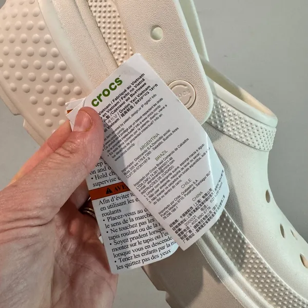 Crocs Stomp Clog Bone White Platform Lug Sole NWT W10 M8 - Image 9