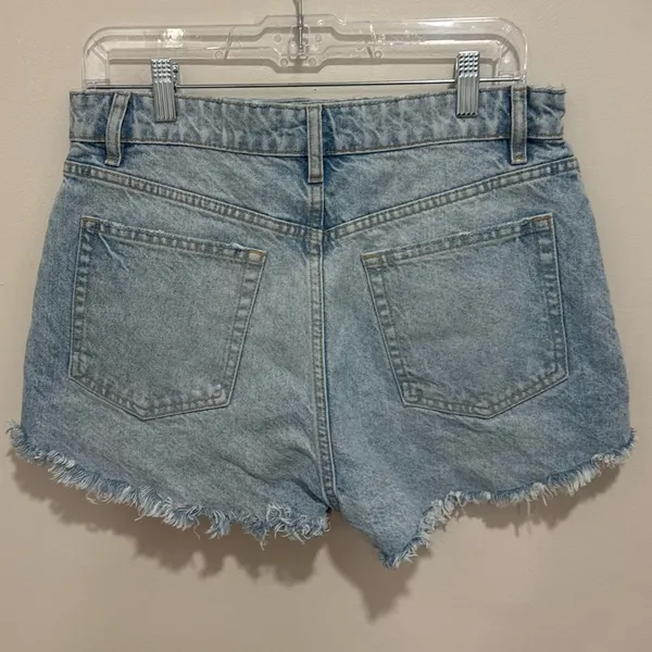 Zara Light Blue‎ Jean Shorts 8 - Image 3