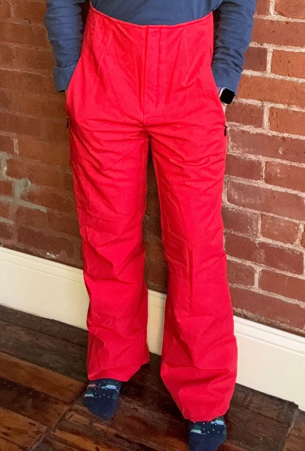 Red High Rise Fera Stretch Ski Pants Size 10 - Image 2