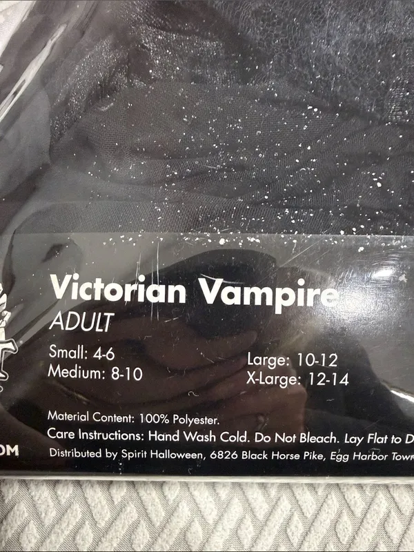 Spirit Signature Collection Adult X-Large 14-16 Victorian Vampire Costume - Image 15