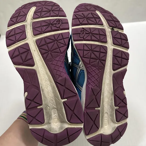 ASICS GEL-Contend 4 Shoes Womens‎ 6.5 Blue Purple Mesh Running Sneakers T767N - Image 11