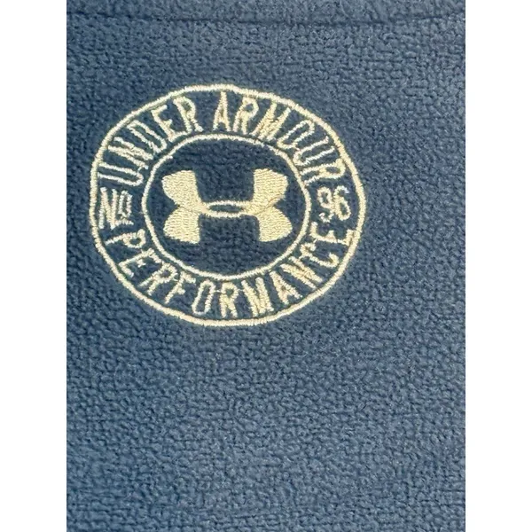 Under Armour Performance Womens M Blue Fleece 1/4 Zip Mock Neck Pullover - Image 6