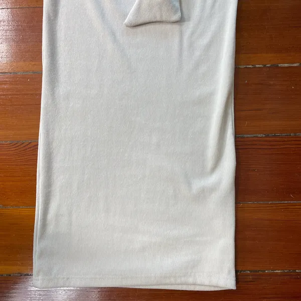 Lena Ribbed Bodycon Tie Waist Midi Tank Dress Sz S 💚🎀 - Image 8