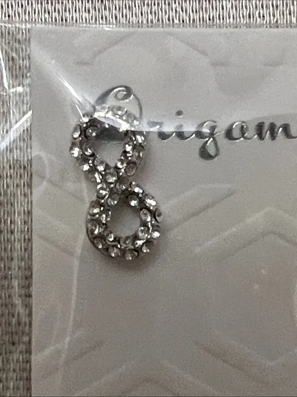Origami Owl Silver Crystal Infinity Hair Pin - Image 7