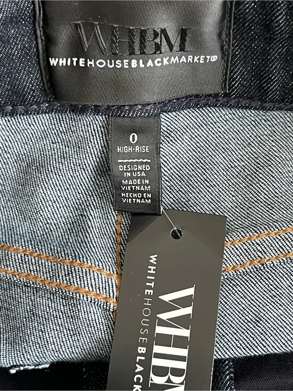 White House Black Market High Rise Flare Jeans Women’s Size 0 - Image 9
