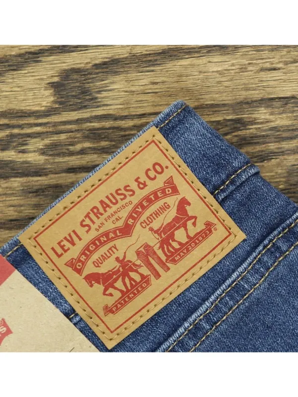 NWT Levi's 726 High Rise Flare Womens Jeans Button Fly Take a Walk Blue 22W - Image 9