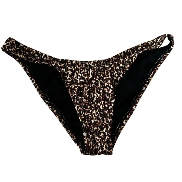 Lulus Women's Size Large Leopard Bikini Set Padded Swimsuit Swimwear | 69-28 - Image 2