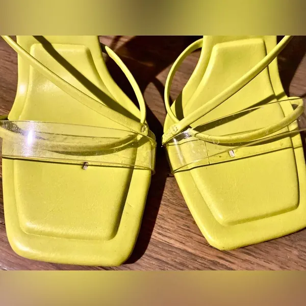 ALDO Lime Green Stiletto 4” Heels Size:7 - Image 6