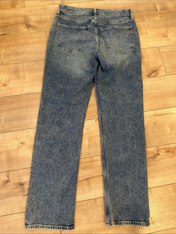 Gap 90s Straight Jeans In Medium Indigo Size 30 / 10 Regular - Image 5
