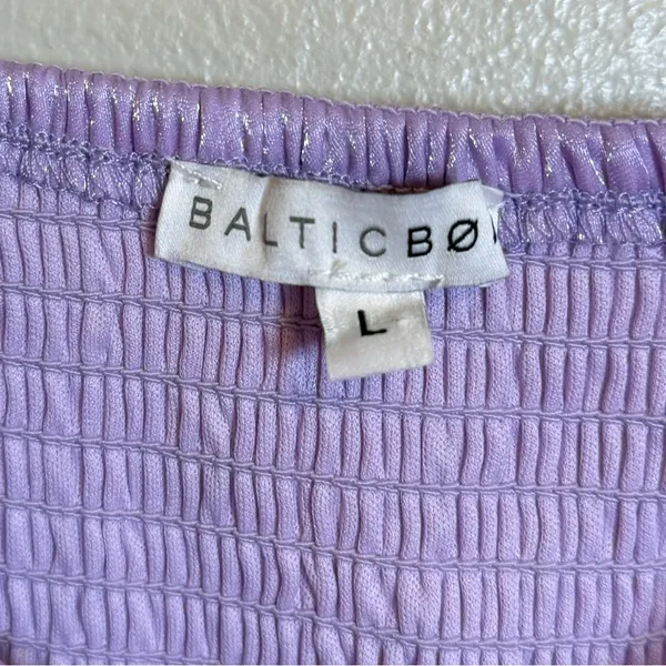 Baltic Born Medea Babydoll Chiffon Mini Dress In Lilac‎ Purple - Image 4