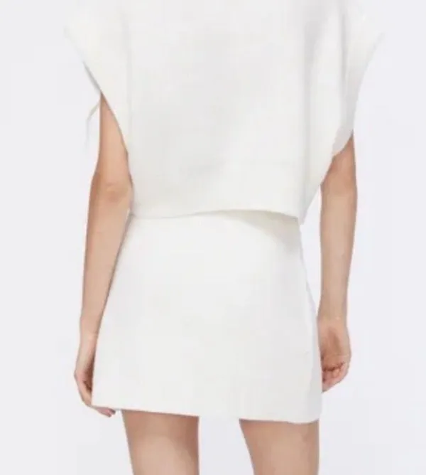 ZARA ribbed knit mini skirt - Image 2