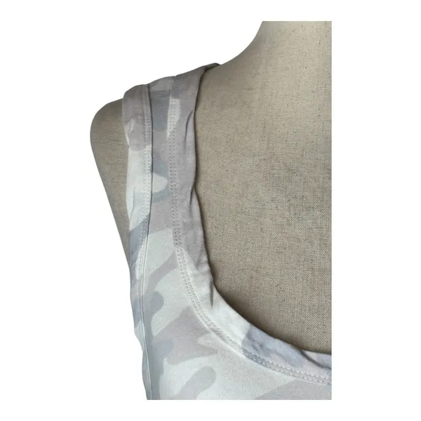 Z Supply Dress Women Medium Gray Camo Avery‎ Tank Mini NWT Athleisure Gorpcore - Image 5