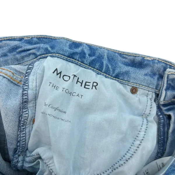 Mother Denim The Tomcat Jeans Distressed The‎ Confession Wash Blue Size 27 - Image 13