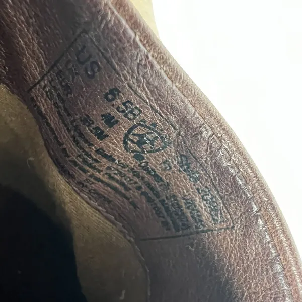 Ariat Women's Size‎ 6.5 Clogs Distressed Brown Leather Wedge Heel Western - Image 9