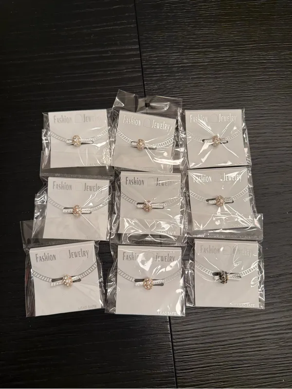 NWT Bundle of (9) Silver Black Bracelet Charms Charm Bracelet Lot of Charms - Image 2