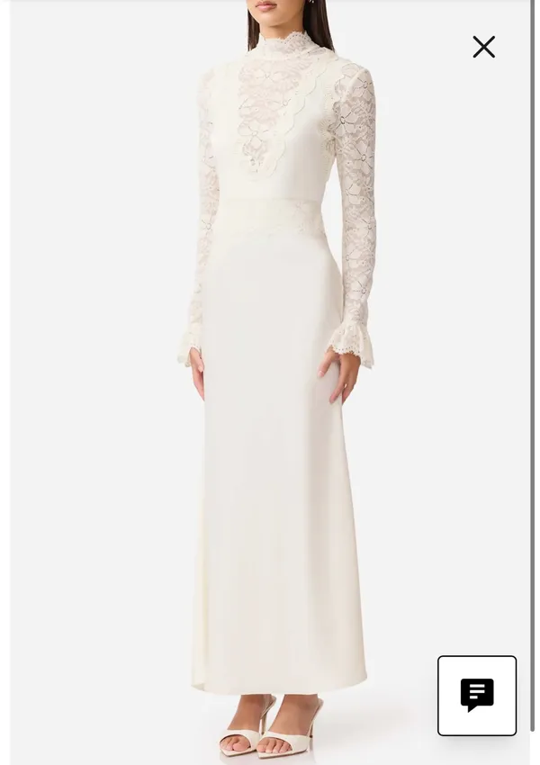 Elliatt white long sleeve dress - Image 3