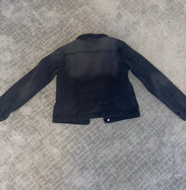 Black Jean Jacket Size XS - Image 2