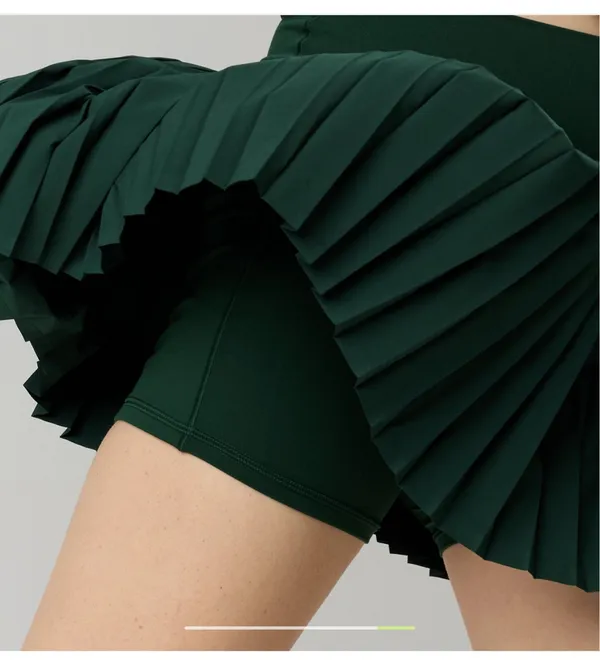 Aerie Blue Pleated Skirt - Image 2