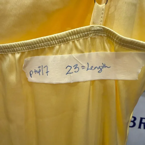 NWY SHEIN Y2K Olivia Dean vibes Sunny Yellow Maxi Dress size small - Image 4