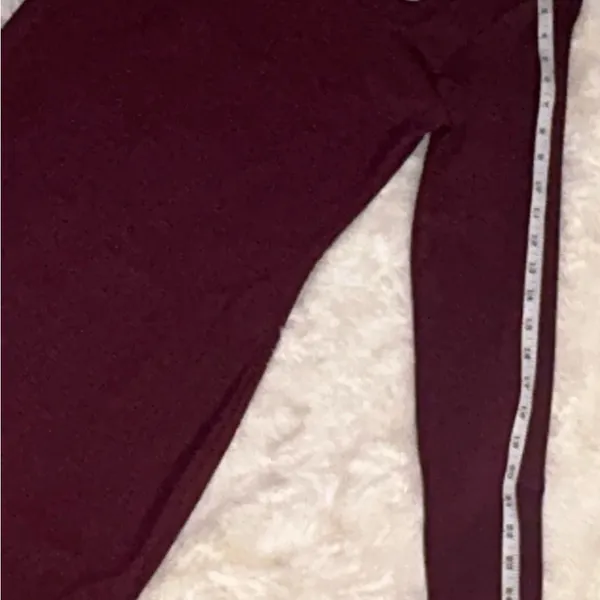 Aritzia Babaton Contour Burgandy Long Sleeve Dress - Image 10