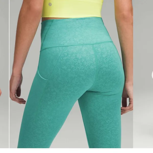 Lululemon Wunder Train HR Tight w Pockets 25” Blaze Maldives Green 12 - Image 3