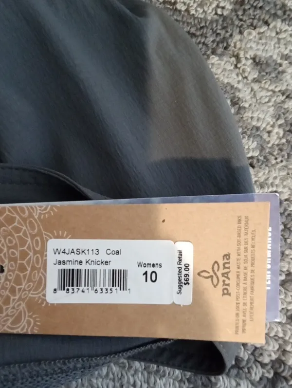 Prana Jasmine Knicker Low Rise Relaxed Fit Hiking Outdoors Cropped Pants - Image 7