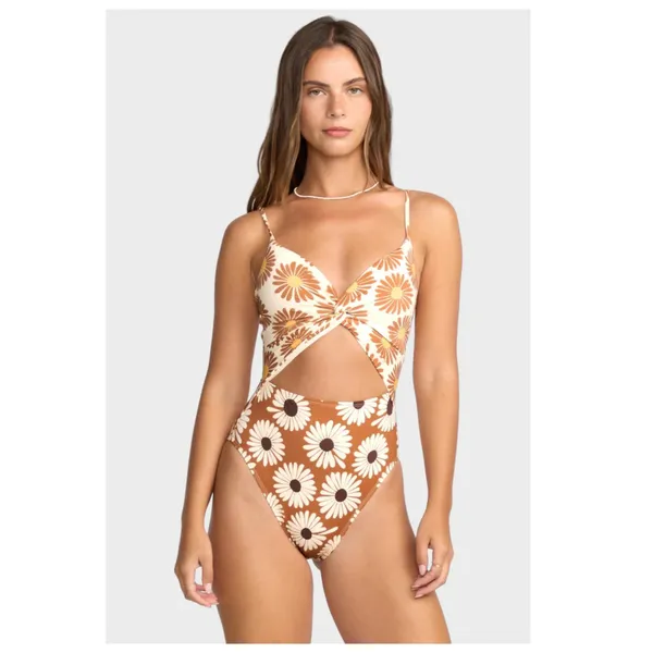 Billabong Fresh Daze Mika Cutout One-Piece Swimsuit Size Small - Image 2