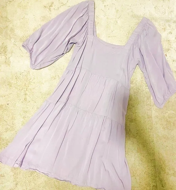 Lilac Purple flowy dress - Image 2