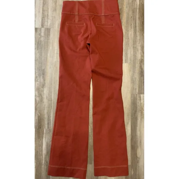 NEW Anthropologie Essential Trouser Pant Red White - Image 9