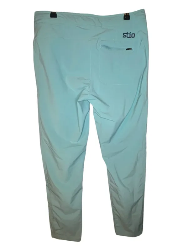 Stio Aqua Lightweight Outdoor Drawstring Hiking Pants With Logo Blue Size 6 - Image 5