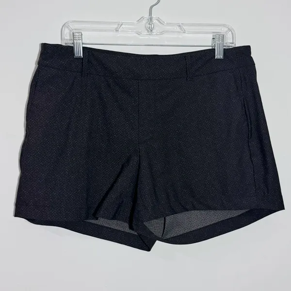 NEW Women's Spanx Sunshine UPF 50+ Shorts In Black & Gray Size‎ Large - Image 2