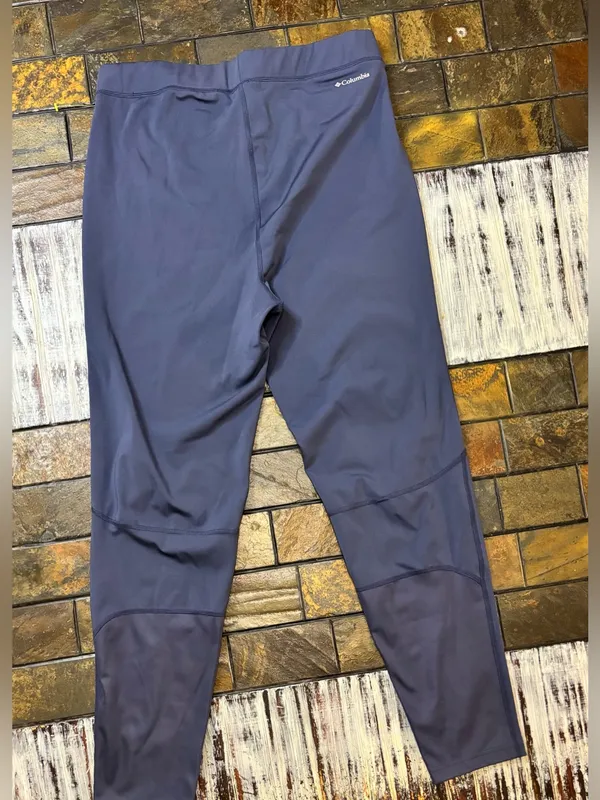 Columbia Women’s Leggings Pants Blue Gray Large Pockets Zip Gym Activewear Yoga - Image 6