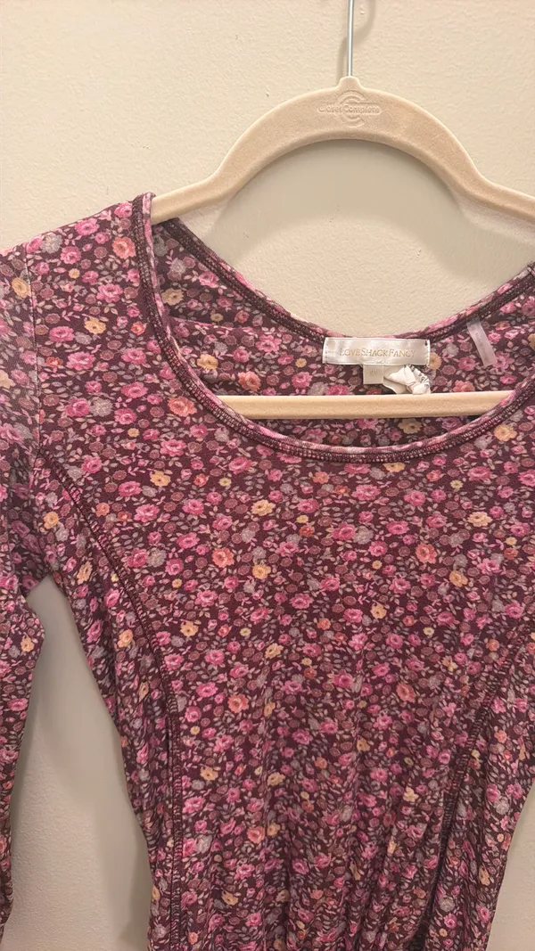 Love Shack Fancy Floral Bodysuit - Image 2