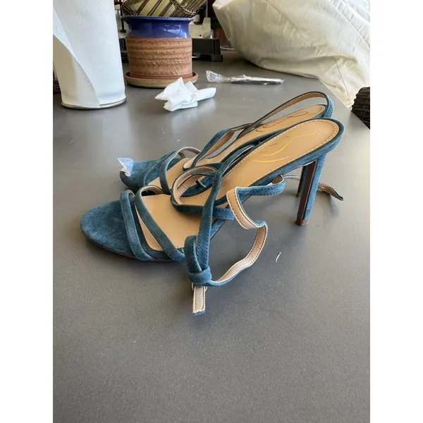 Sam Edelman Women Delanie Heeled Sandals vibrant Wild Indigo blue‎ Size 6.5 - Image 3