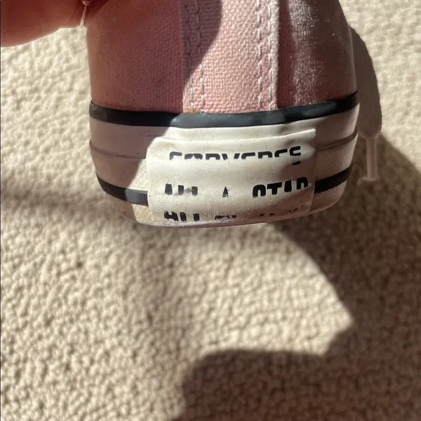 Pink Low-Top Converse Sneakers - Image 12