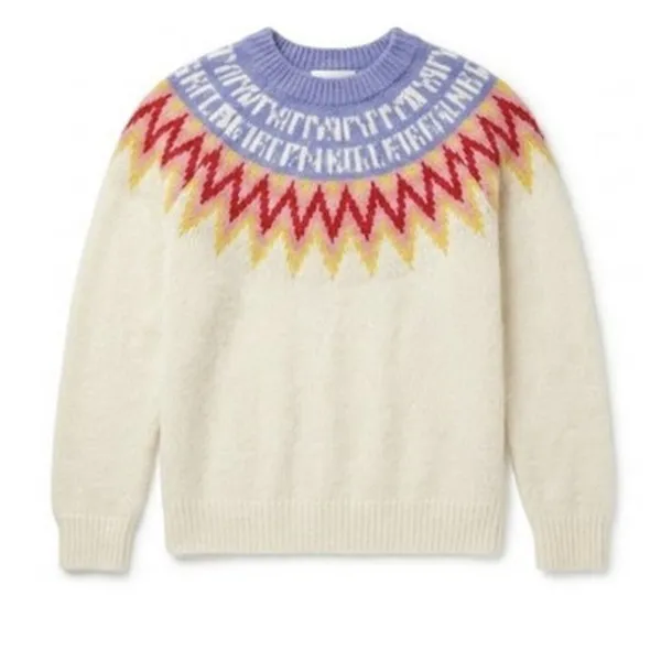Zeagoo Women's Crewneck Pullover Sweater Long Sleeve Knit Cream S - Image 2