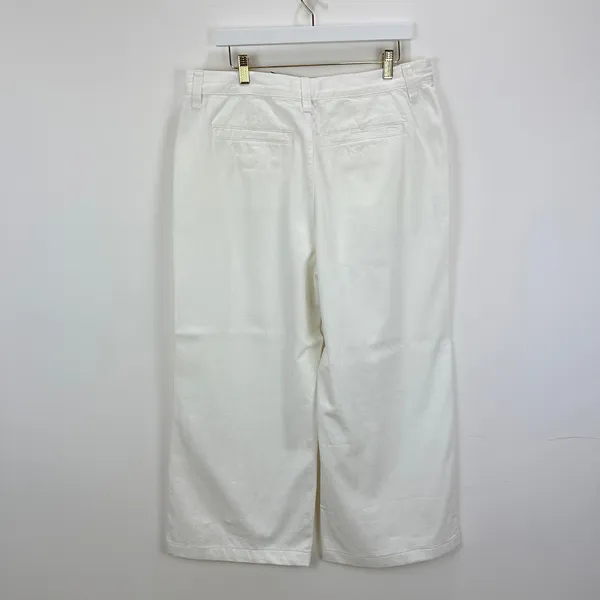 Madewell The Harlow Wide Leg Jean Airy Denim Baggy White High Waist US 31 NWT - Image 8