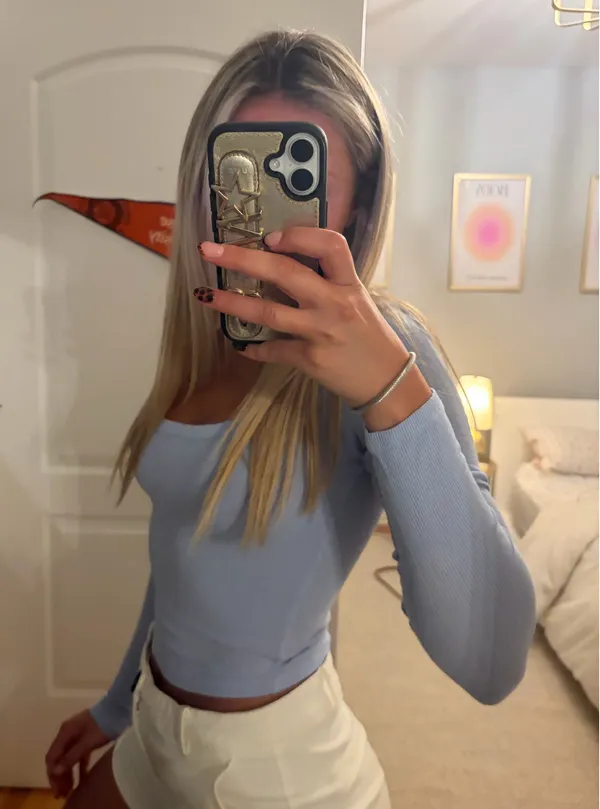 Blue Garage Long Sleeve Top - Image 3