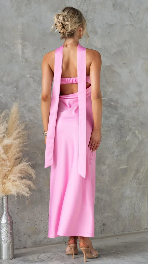 Peppermayo Pink maxi dress - Image 5