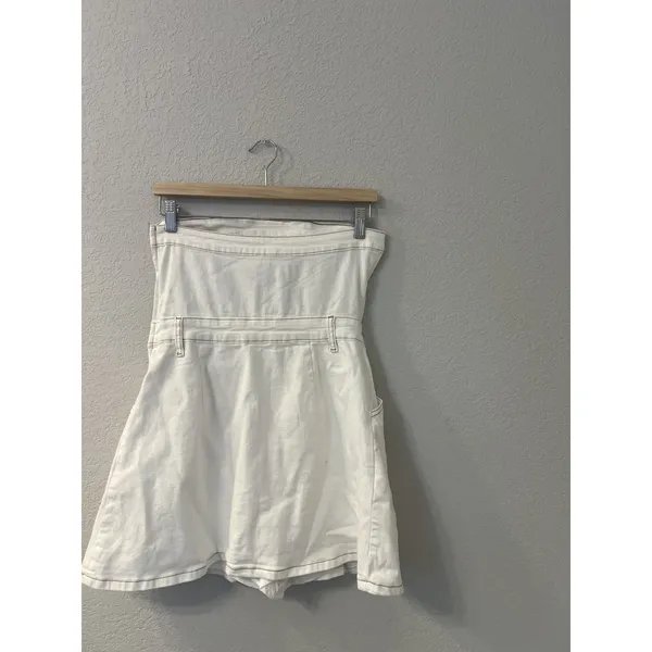 day + moon Denim White Mini Dress; Excellent Condition; Sz m - Image 6